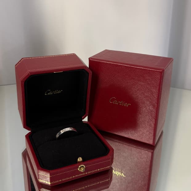 [정품] 까르띠에 러브밴드 링 반지 63호