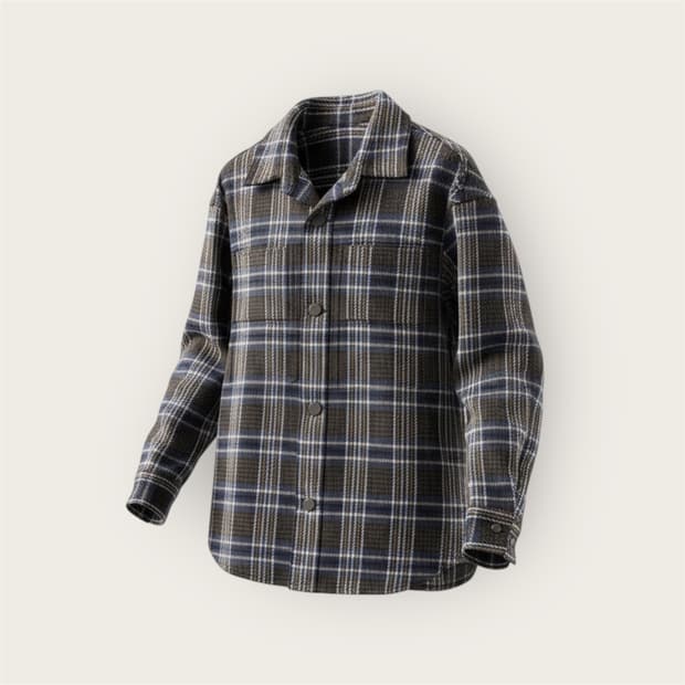 100/ 시스템옴므 21-22FW 플란넬 체크 자켓