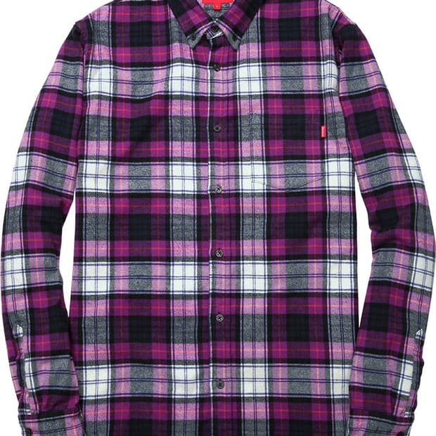 슈프림 타탄 플란넬 셔츠