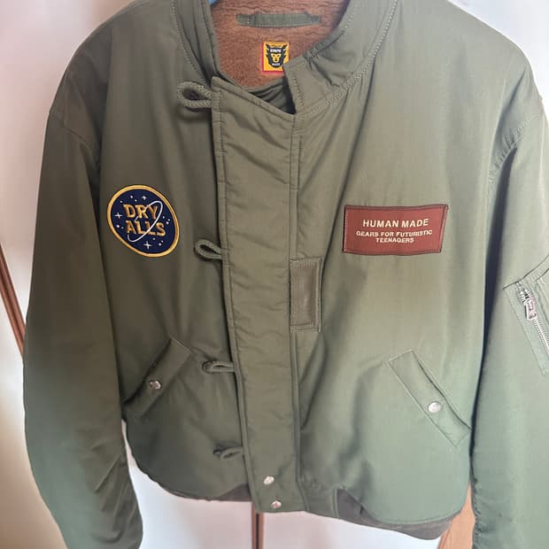 휴먼메이드 베어플레이트 올리브 자켓 XXL