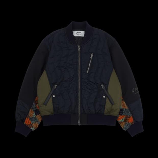  (L) 앤더슨벨 아식스 콘트라스트 퀼팅 봄버 자켓