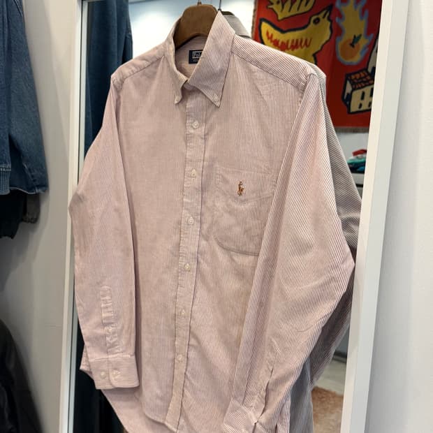 00s Polo RL 폴로 랄프로렌 옥스퍼드 스트라이프 셔츠