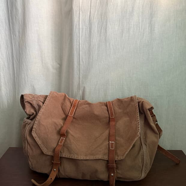 45RPM leather strap crossbag