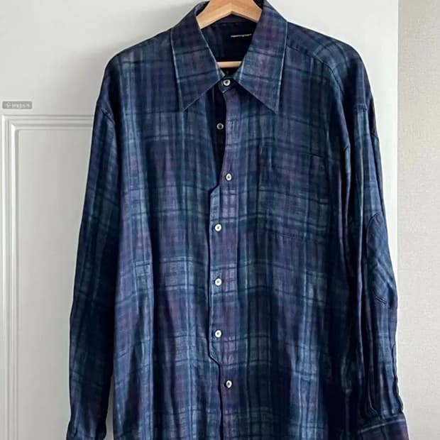 (3) 해칭룸 아카이브 셔츠 블루 체크