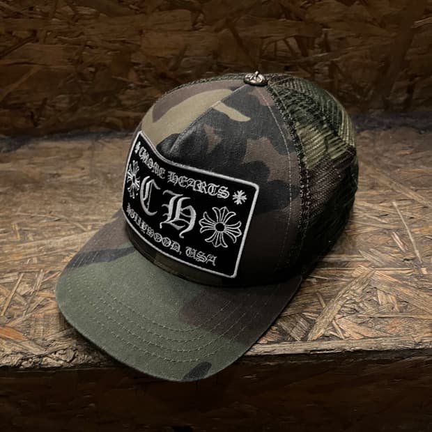 00~10s Chrome Hearts 크롬하츠 ch로고 카모 메쉬캡