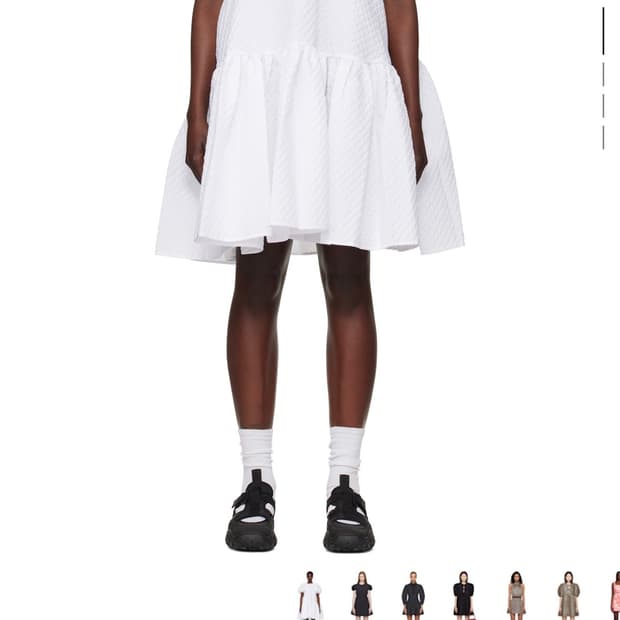 (새상품) 세실리아 반센 화이트 알렉사 미니 원피스