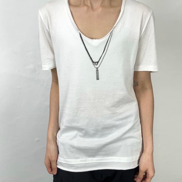 Neil Barrett Double-Neck Layered Slim-Fi