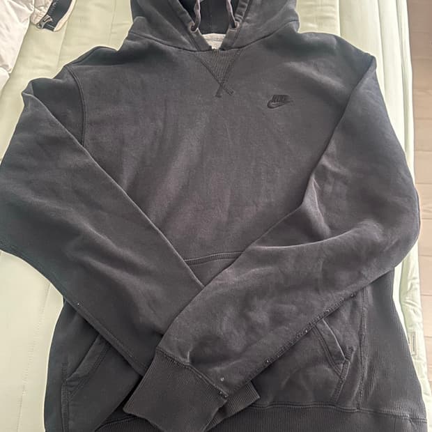 나이키 후드티 블랙 