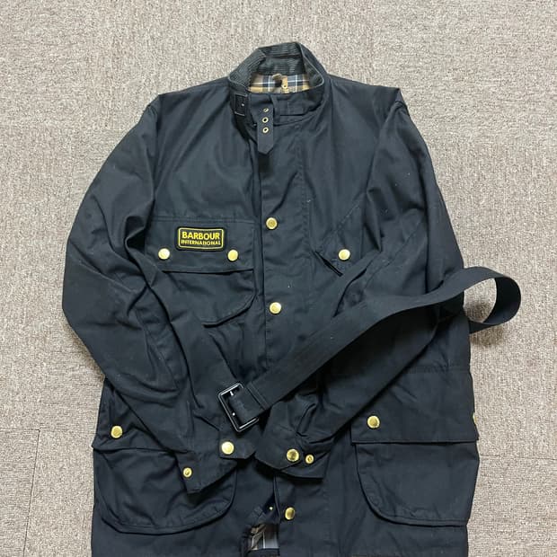 바버 정품 인터내셔널 왁스 자켓 사이즈 40