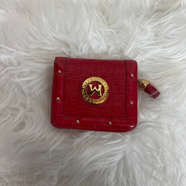 메트로시티(METROCITY)로고 퀼팅 반지갑