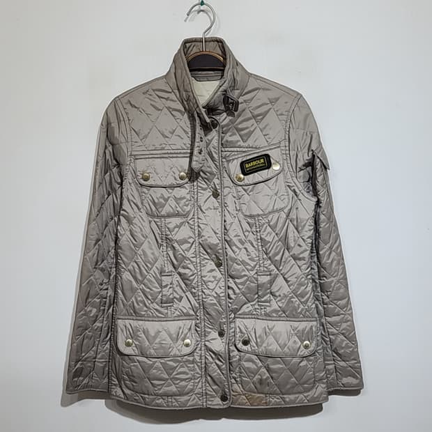 (S) 바버 퀼팅자켓 인터내셔널 누빔점퍼 매장판 