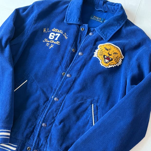 폴로 / 코듀로이 바시티 자켓 / M