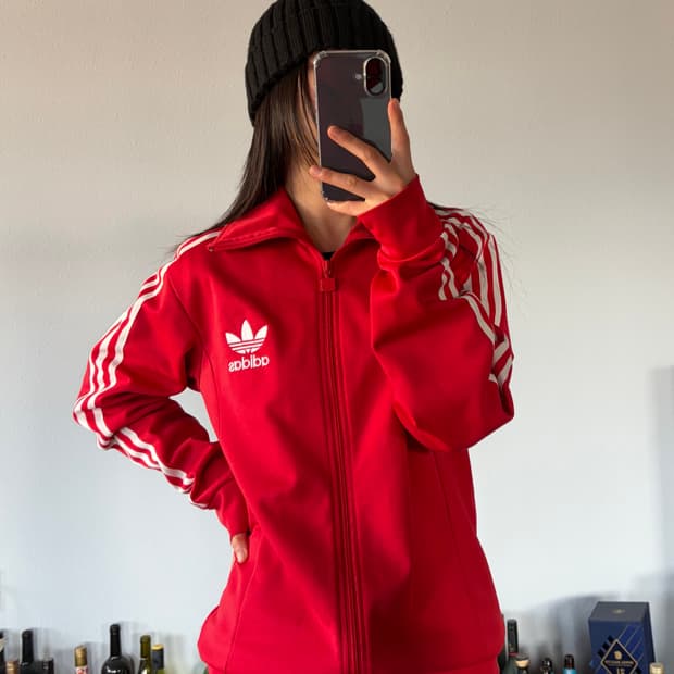 [L]아디다스 유로파 레드 트랙탑 져지