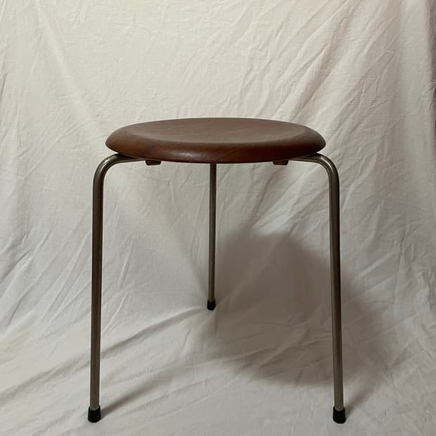 1950s vintage Arne Jacobsen Dot Stool