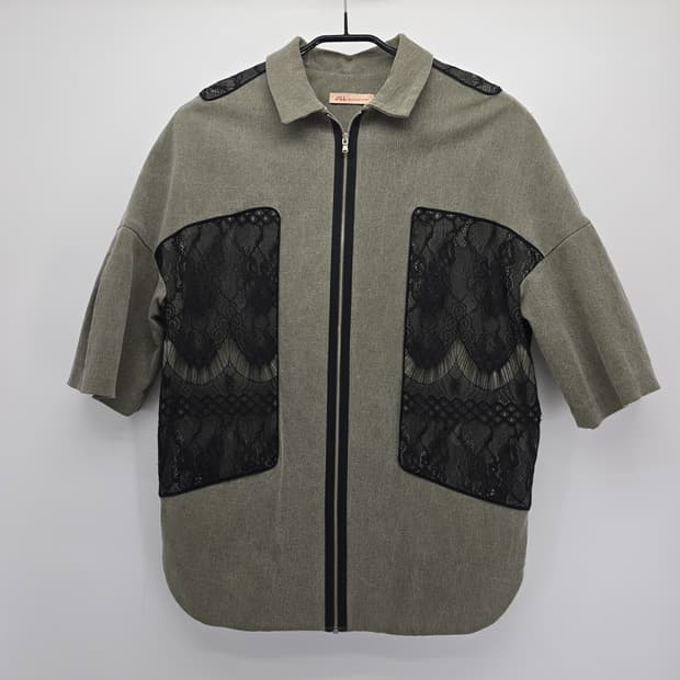 질 바이 질스튜어트 레이스 포인트 반팔 자켓