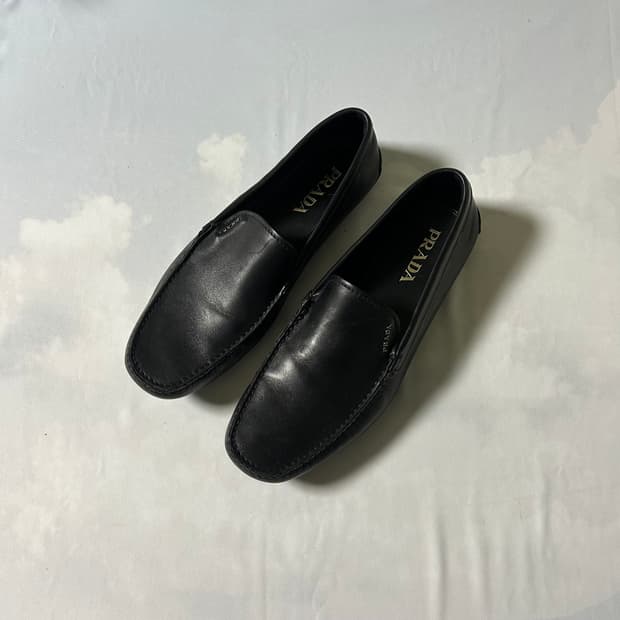 Prada sports slip on loafers