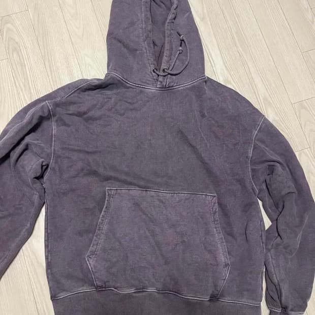 프리즘웍스 가먼트다잉 후드티 m