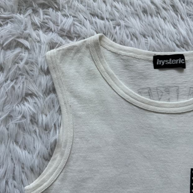 HYSTERIC GLAMOUR 일본빈티지 딱붙핏 나시 히스테릭글래머 F