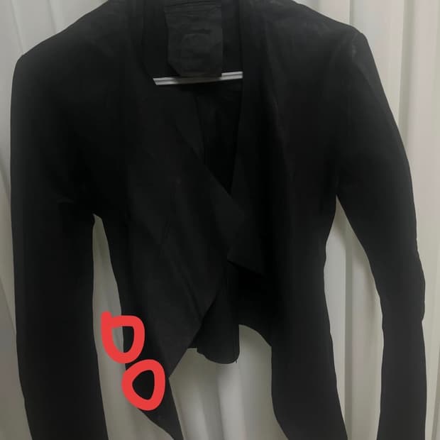 Shop502 릭오웬스맛 양가죽가디건 레더