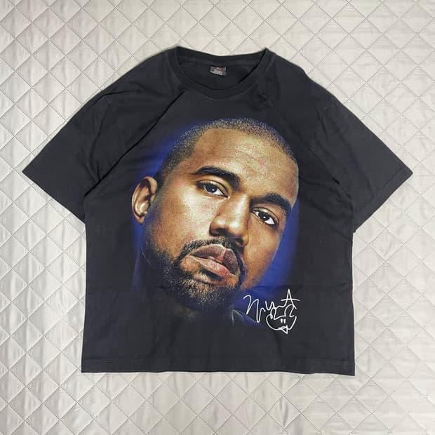 칸예웨스트 빈티지 반팔 티셔츠