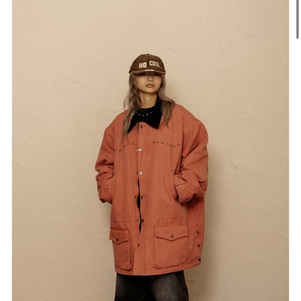 노큘러스 STUD WORK COAT PINK