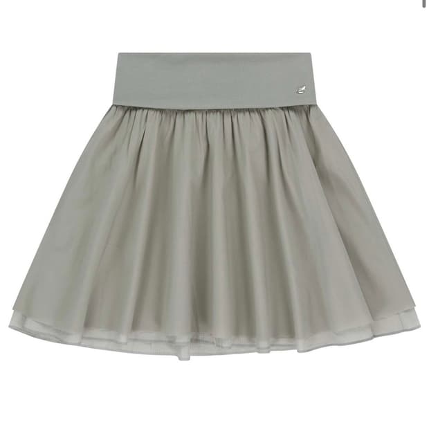 코이세이오 DOUBLE SHIRRING SKIRT GREY