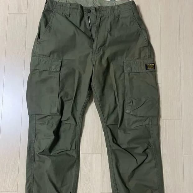 네이버후드 카고팬츠 카키 M