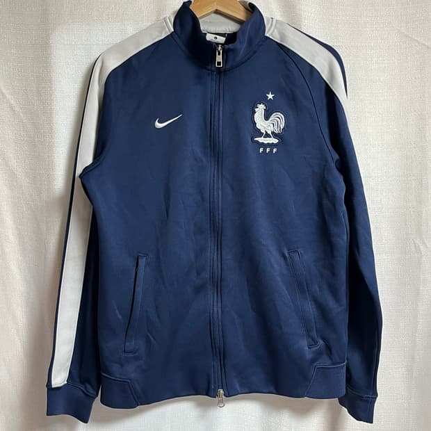 공용 나이키 프랑스 투웨이 져지 트랙탑 L