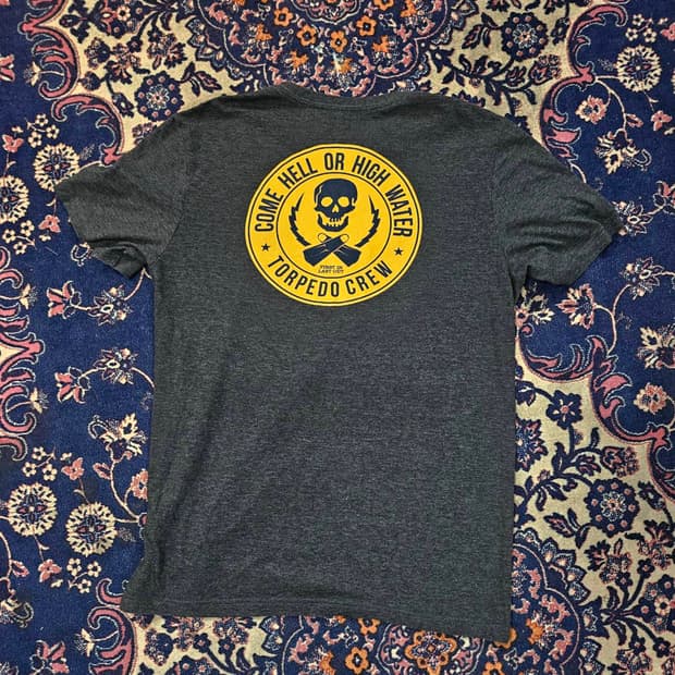 파타고니아 스컬 백로고 라운드넥 슬림 티셔츠