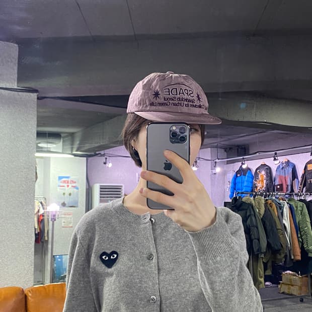 스페이드클럽서울 빅로고 나일론 캠프캡 B3912