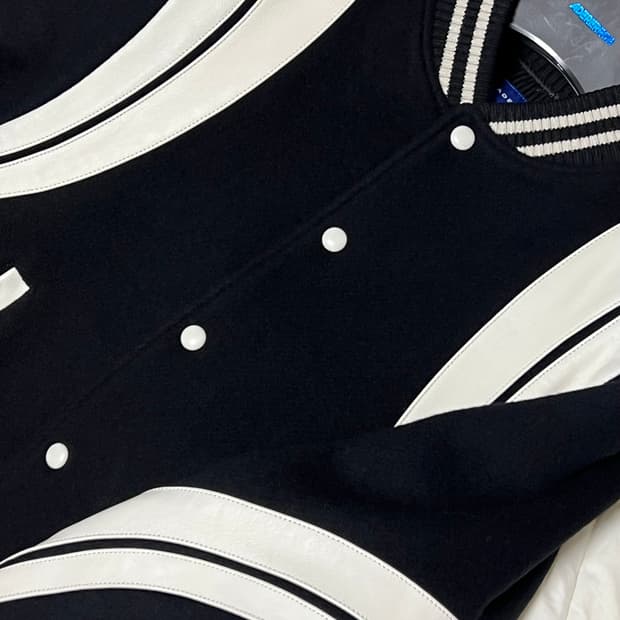 이더에러 트윗 점퍼 느와르 바시티 자켓 (블랙,A1)