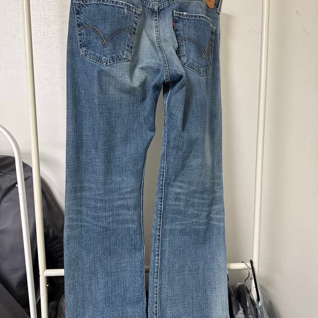 O0s Levis 리바이스 501버튼플라이 스트레이트 데님 팬츠