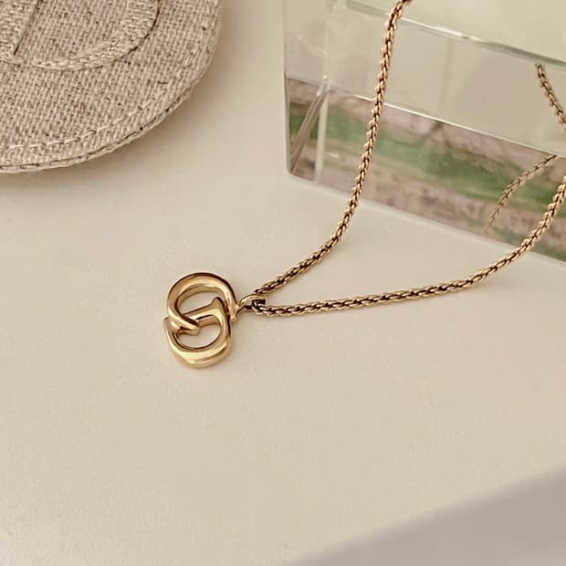 DIOR CD로고 빈티지 디올 목걸이