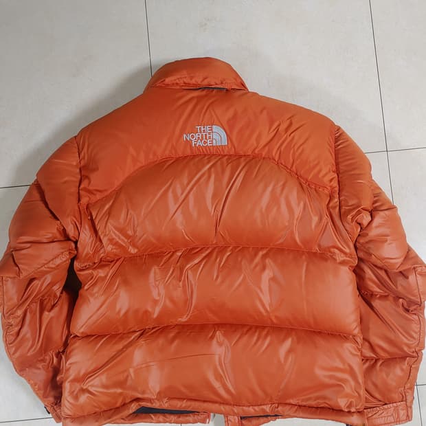 노스페이스 센터로고 오렌지