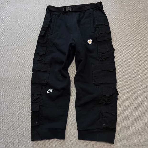 나이키 x 피스마이너스원 와이드 팬츠 블랙