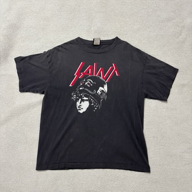 세인트 미카엘 애프터 라이프 티셔츠 블랙 - 23SS