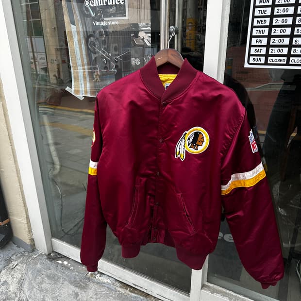 90s Starter NFL Washington Redskins 새틴 봄