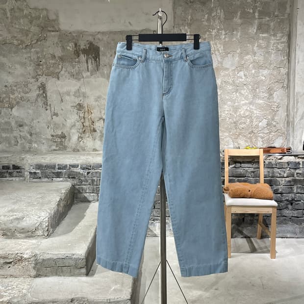 아페쎄 연청 데님 팬츠