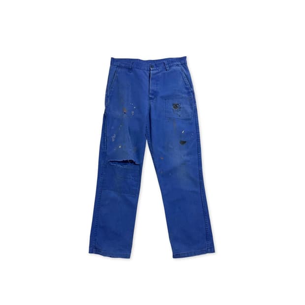 No.22 빈티지 프렌치 워크 리페어 팬츠 