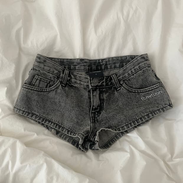  treetimes 쓰리타임즈 렉시 데님 쇼츠