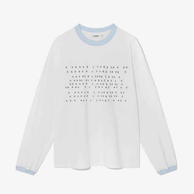 글로니 HOUSE BOXY LONG SLEEVE (WHITE)