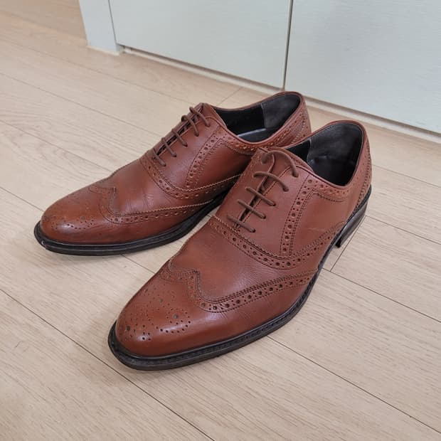 엘칸토 Elcanto 남자 윙팁 구두 로퍼 280 브라운