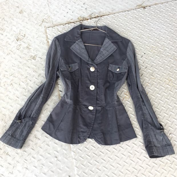 Belted Pannel Jacket 