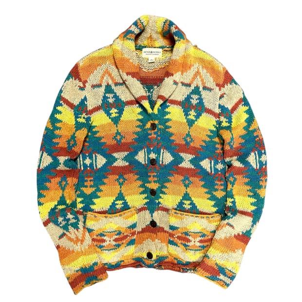 폴로 우먼스 나바호 숄카라 니트 가디건(M)