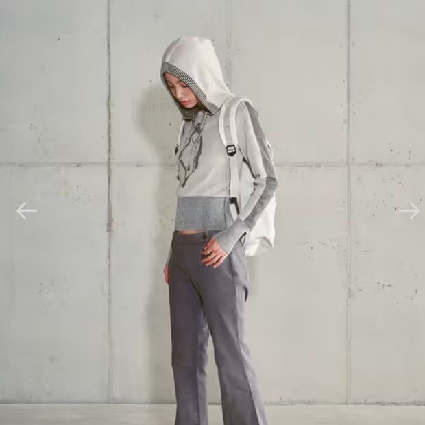 미스치프 워시드 부츠컷 팬츠 퍼플 S