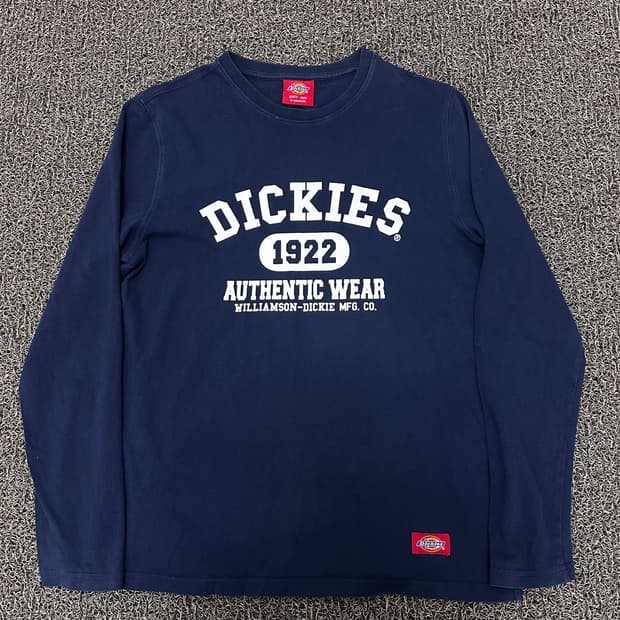 Dickies 디키즈 여성 긴팔티셔츠 네이비 M