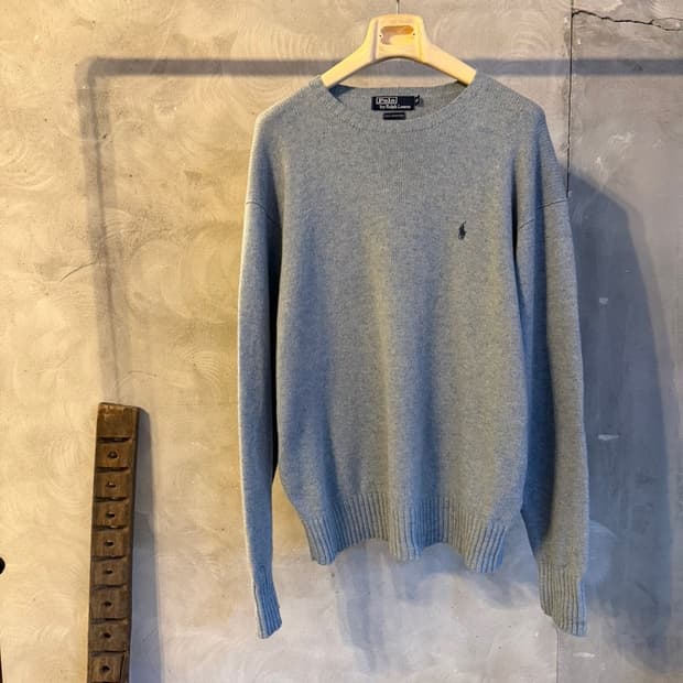 폴로 램스울 니트 남성105