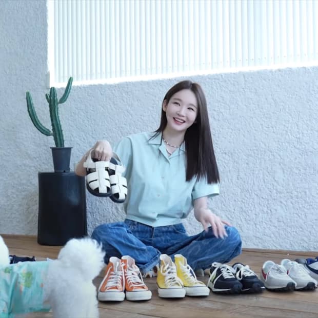 아비에무아 크롭 포플린 셔츠 민트