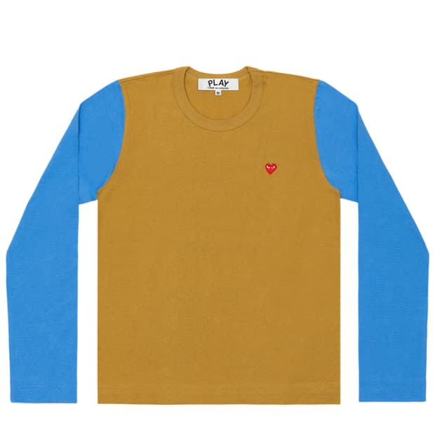 꼼데가르송 PLAY 롱슬리브 티셔츠 M