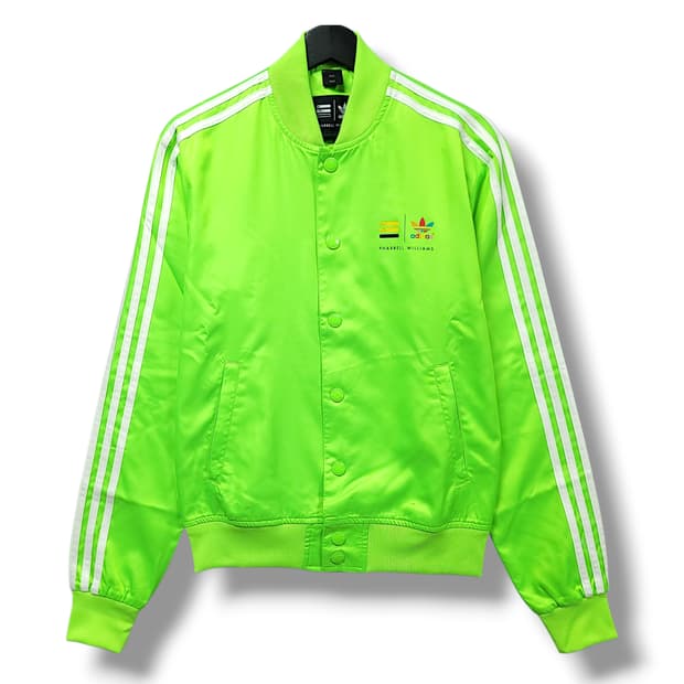 [95] 아디다스 네온그린 퍼렐 윌리엄스 콜라보레이션 트랙 자켓